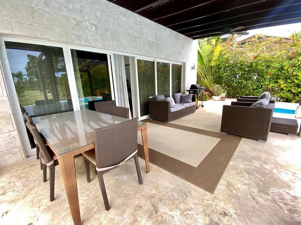 Private Punta Cana Villa With Pool & Golf View